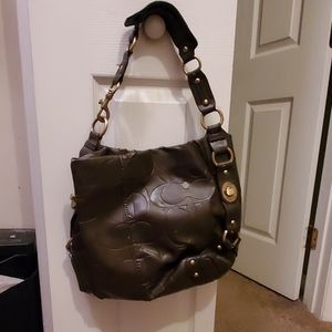 Leather Coach Handbag